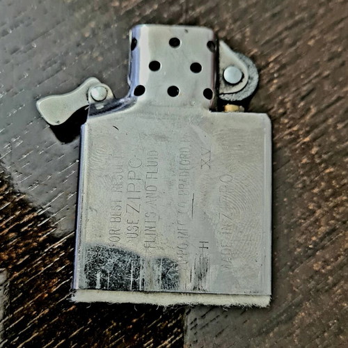 Zippo lighter 1999, brushed chrome
