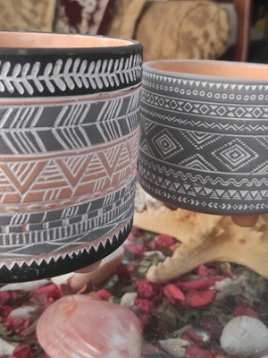 Plant pots like new, pack of large and small