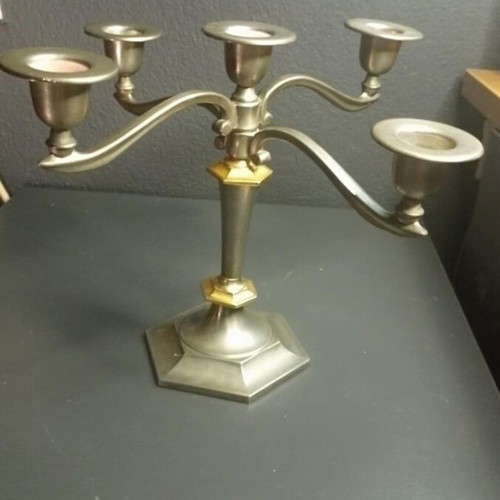 Vintage candle holder used
