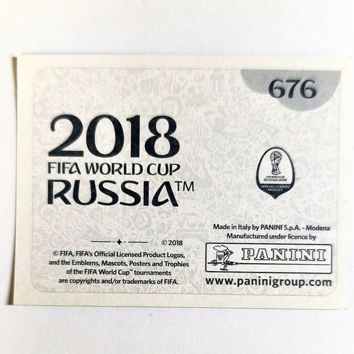 Panini FIFA World Cup Russia 2018 N. 676 Argentina Maradona Legends sticker like new