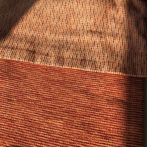 Pillowcases like new, set of 5 small 44x44 and 4 large 60x60 orange/beige