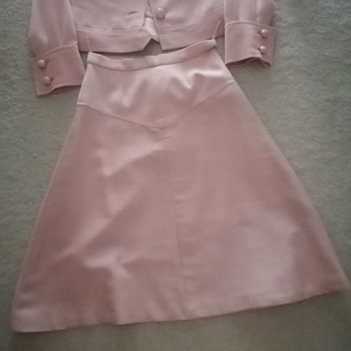 Tager skirt jacket pink like new, size S
