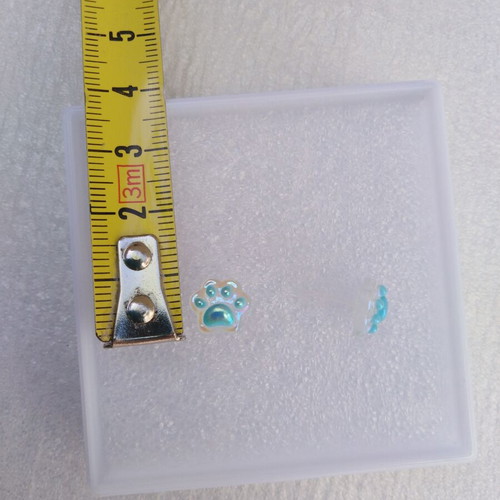 Hypoallergenic earrings pack of 2 cat design, new, black