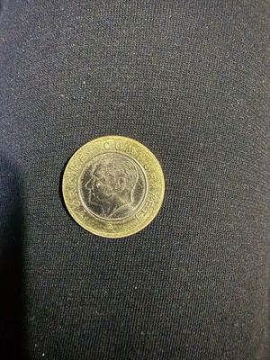 1 Turkish Lira used