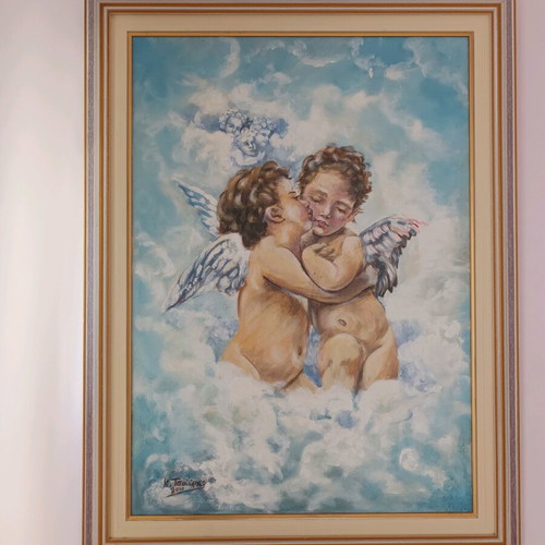 Tsairis oil painting 83x63 cm used
