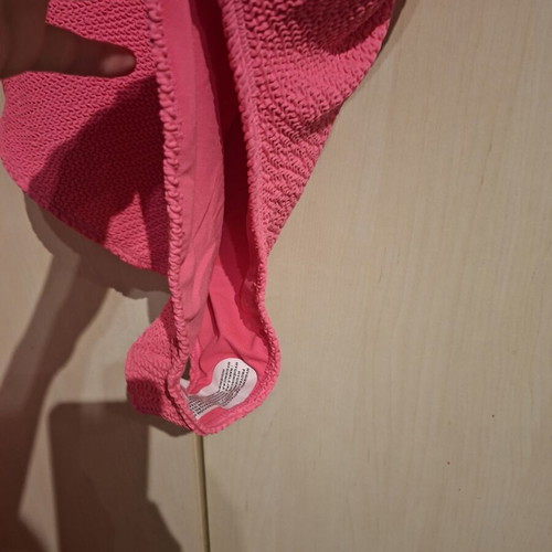 Primark one-piece swimsuit bright pink new, size L