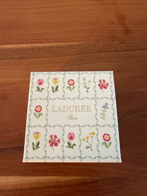 Ladurée Paris gift box with floral design and luxury aesthetic new