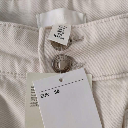 Flare jeans μπεζ H&M καινούργιο μέγεθος M 38 10
