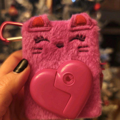 Real Littles furry notebook cat like new with accessories