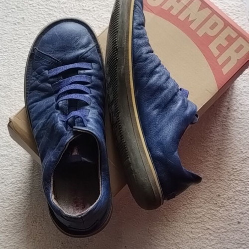 Camber men's casual shoes used, size 41, blue leather