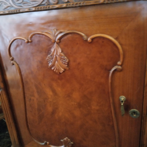 Antique walnut buffet from the 50s used