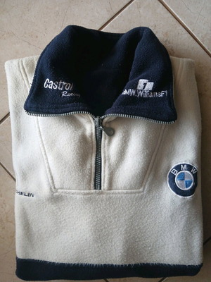 Fleece shirt with Castrol-BMW logos used, size 2XL