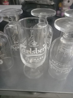 Ποτήρια Carlsberg σετ 6 σαν καινούργια