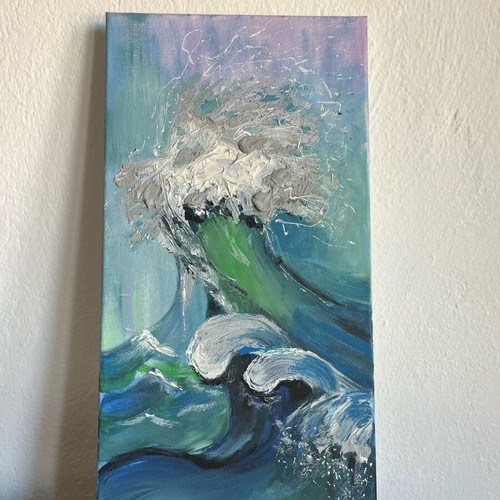 Acrylic painting on canvas like new