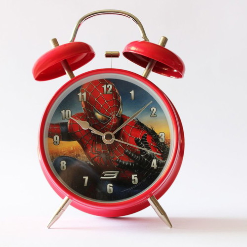 Spidermann large alarm clock new