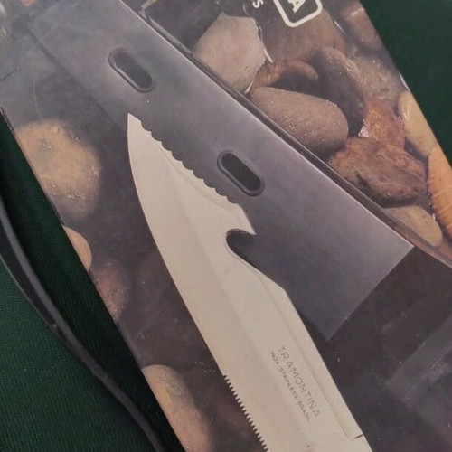Tramontina diving knife new with 15cm stainless steel blade