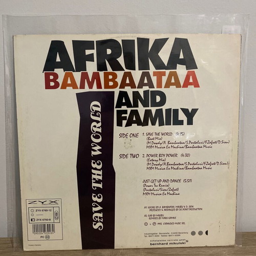 Afrika Bambaataa & Family Save The World used