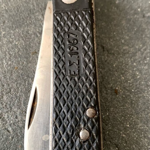 Greek army knife used