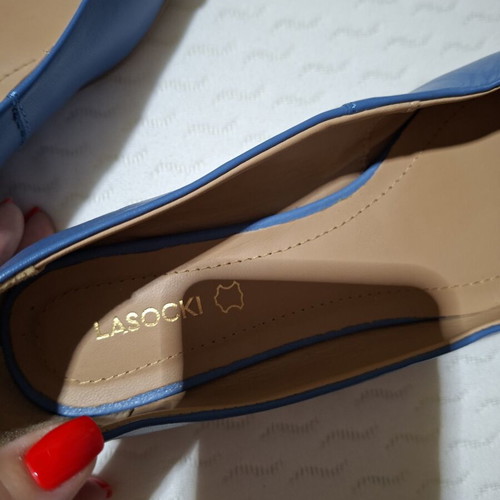 Lasocki ballerinas new, genuine leather, sizes 38-39, blue