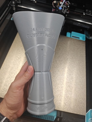 Τροπαίο EuroLeague Champions 2026 Olympiacos 3D printed σαν καινούργιο