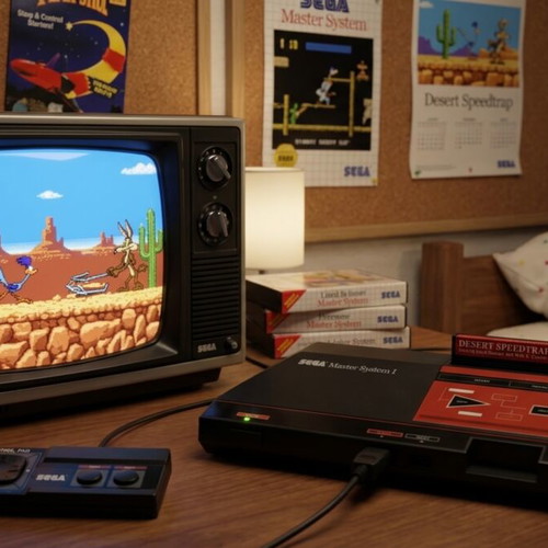 Desert Speedtrap Sega Master System game used, adventure