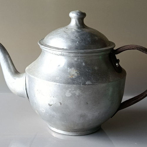 Vintage teapot made in Thessaloniki used
