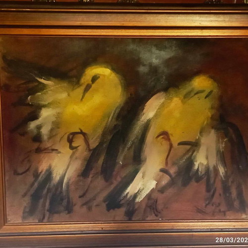 Oil painting on canvas by Ntori, 40x50, like new