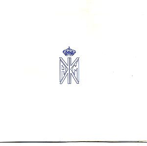 Ευχετήρια κάρτα του έτους 2006 από τον Βασιλιά Κωνσταντίνο Β