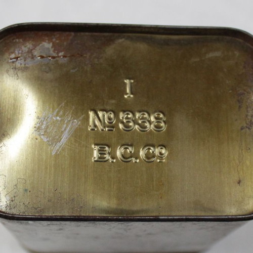 WW2 British Tin Box for Flare Cartridges Mark III used