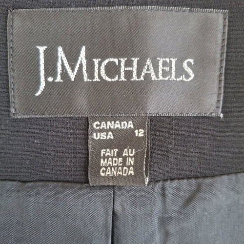 J.Michaels black blazer like new, classic cut, size L