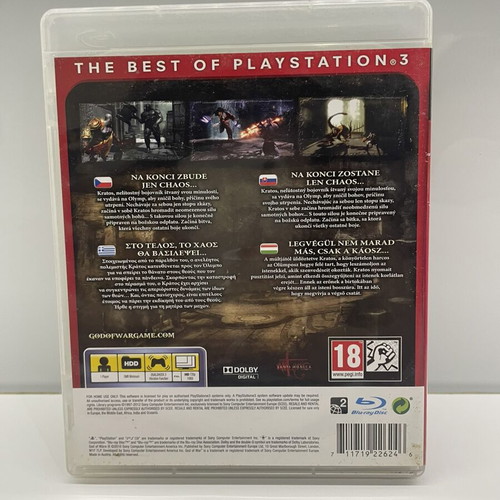 God of War Essentials for PS3 like new