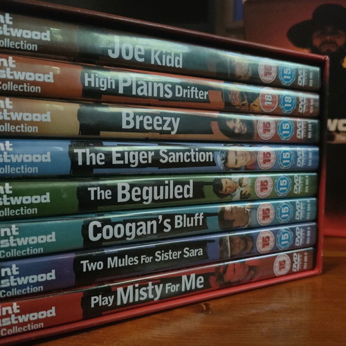 Clint Eastwood The Collection DVD boxset like new with Greek subtitles