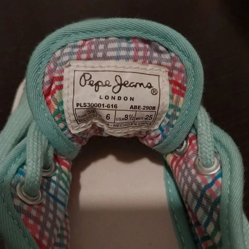 Pepe Jeans London Sneakers mint green size 39 like new