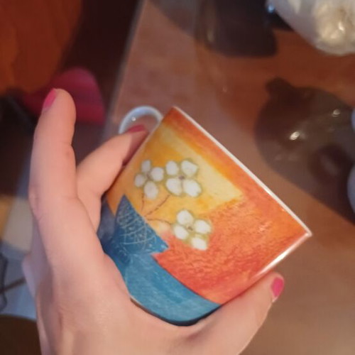 Dimitris Geros collectible porcelain mug, Multiple Choice by Topchoice