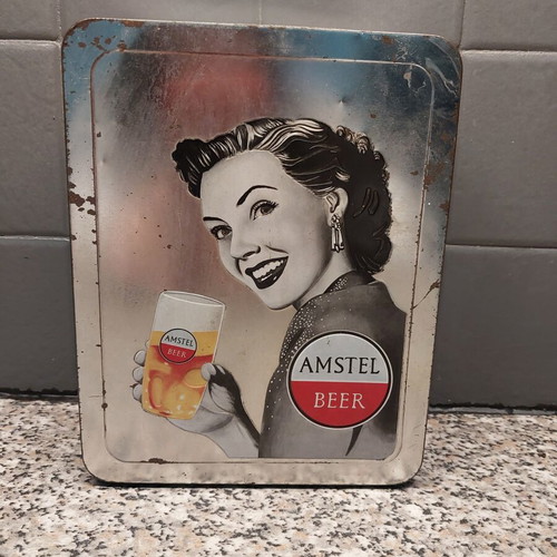 Tin collectible box used