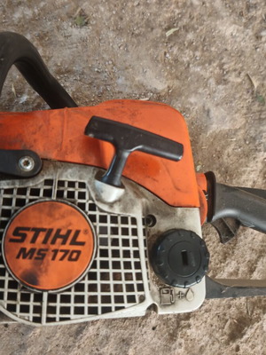 Stihl MS 170 chainsaw used, fully functional without bar and chain