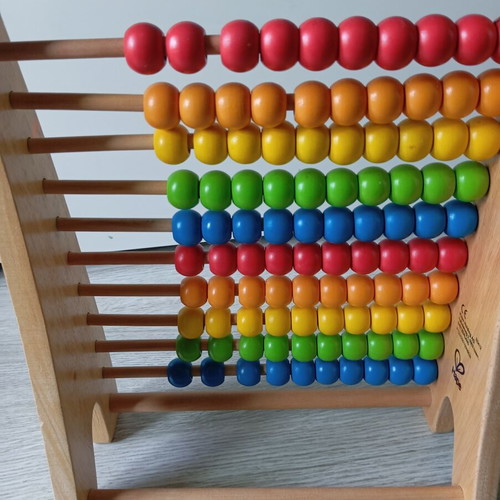 Hape Rainbow wooden abacus