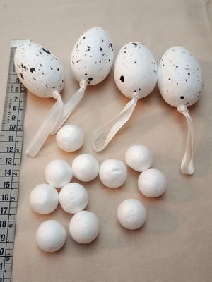 Easter craft elements new, pack of 15 foam pieces