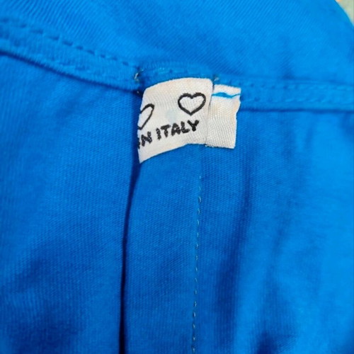 Blue dress M Made In Italy like new