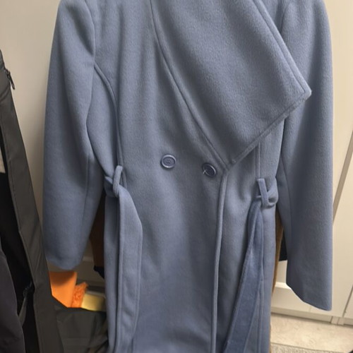 Desiree blue-gray coat like new, size S