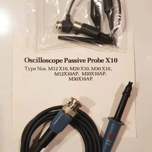 Oscilloscope passive probes M12 X10 used, set of 3 pieces