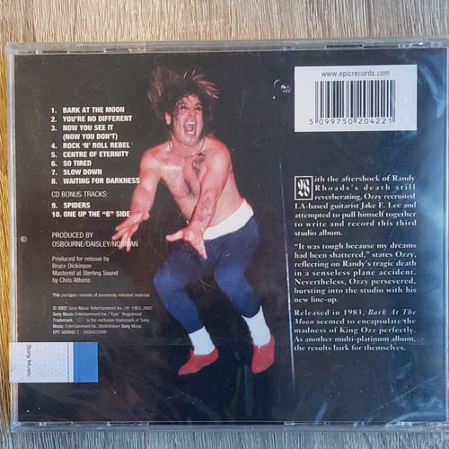 Ozzy Osbourne Bark At The Moon CD new, remastered with bonus tracks