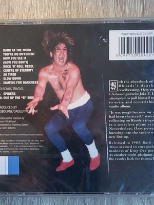 Ozzy Osbourne Bark At The Moon CD new, remastered with bonus tracks