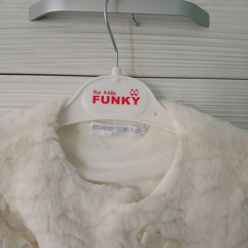 Miss Evita Fur Bolero Like New For 2 Years Old