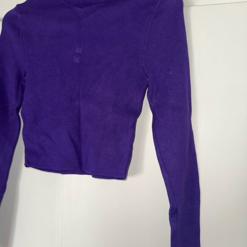 Crop sweater Zara like new, size Small, purple