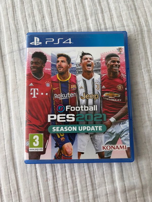 PES 2021 PS4 game, like new, rare edition
