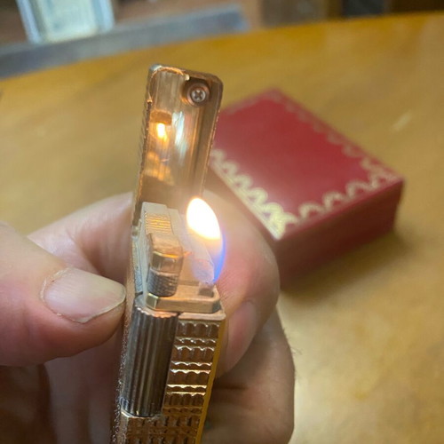 Dupont N7 gold lighter used, vintage