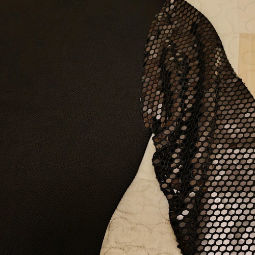 Anel women's black blouse like new with sequin sleeves size L