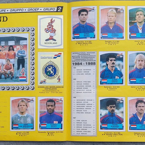 Euro 88 Panini sticker album like new