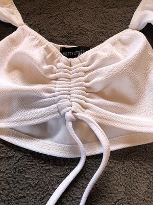 Top white like new, size XS